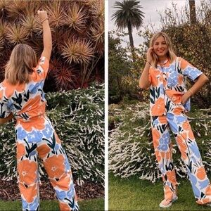 Uniqlo x Marimekko Floral Easy Pants